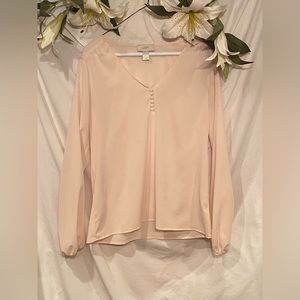 LOFT. Size XS. Pale pink blouse.